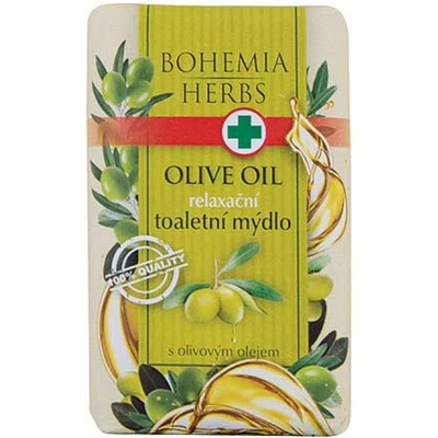 Bohemia Herbs Olivový olejglycerín a extrakt z citrusov toaletné mydlo 100 g