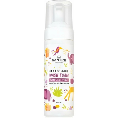 SANTINI Cosmetic Gentle Baby umývacia pena s aloe vera pre deti 150 ml