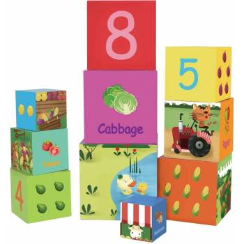 Image 1 of Картонени кубчета за редене - зеленчуци