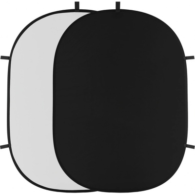 Phototools Rychlorozkládací fotografické pozadí 150x200cm - bílé, černé – Sleviste.cz