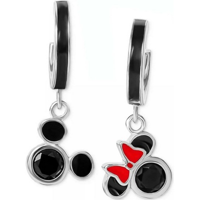 Disney Mickey a minnie Mouse stříbrné ES00075SZCL.CS dětské náušnice (887746856739)