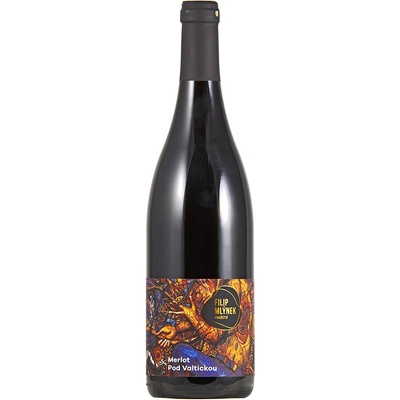 Vinařství Filip Mlýnek Merlot Pod Valtickou výběr z hroznů 2022 13,5% (holá láhev)