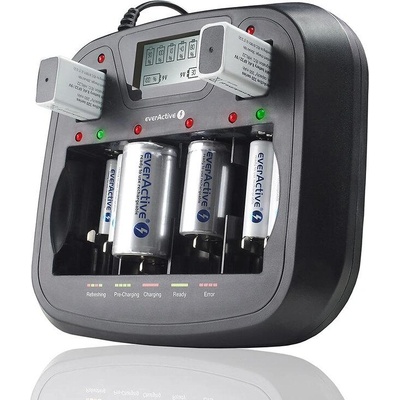 EVERACTIVE Зарядно у-во Universal Charger NIMH R6, 03, 14, 20, 22 с микропроцесор NC900U EVERACTIVE