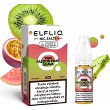ELFLIQ Nic SALT Kiwi Passion Fruit Guava 10 ml 20 mg