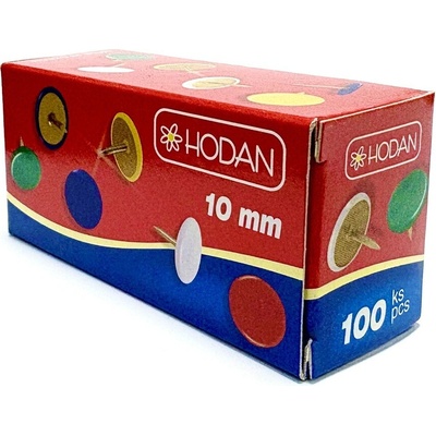 HODAN Připínáčky barevné 10 mm - 100 ks (224) rýsováčky – Hledejceny.cz