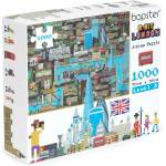 Bopster Пъзел Bopster от 1000 части - Лондон в 8-битов стил (BPST-E72-8F3-660)