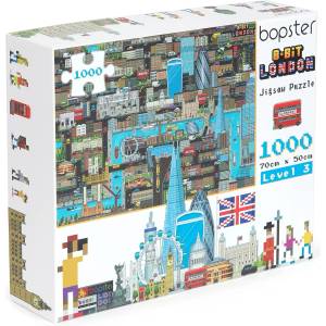 Bopster Пъзел Bopster от 1000 части - Лондон в 8-битов стил (BPST-E72-8F3-660)
