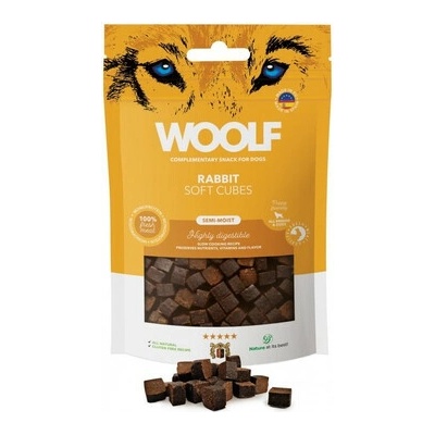 WOOLF Soft Cubes Rabbit Monoprotein 100 g