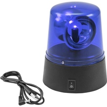 Eurolite LED mini policejní maják, modrý