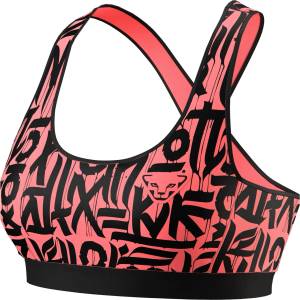 Dynafit Дамски спортен сутиен Dynafit Women's Alpine Graphic Bra Sports bra - Ultra Coral - размер XL (114-2310-1215)