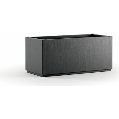 STEFANPLAST Truhlík vyvýšený záhon ETHICA 80x36x35cm tmavě šedá – Sleviste.cz