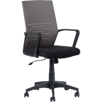 Работен офис стол Carmen 7041 - черен - сив (3520288)