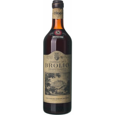 Brolio Chianti suché červené 1966 0,75 l (holá láhev)