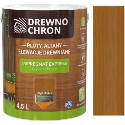 Drewnochron Impregnát Express Světlý Dub 4,5L