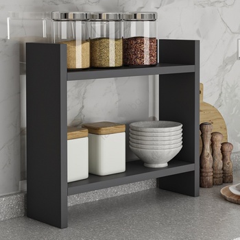 ASIR GROUP Полица koren антрацит (as3293)