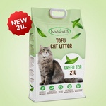 Naturalis Tofu Cat Litter 21l Green Tea- 100% натурална котешка тоалетна със зелен чай