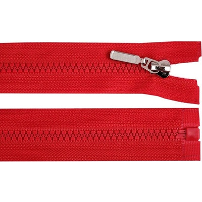 Kostěný zip No 5 délka 50 cm s ozdobným jezdcem - 322 černá