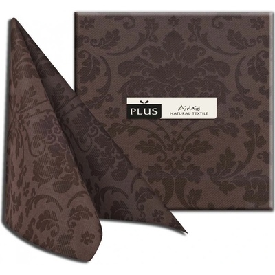 Pack service Airlaid svatební ubrousky z netkané textilie VICTORIA Hnědá 40x40cm 50ks