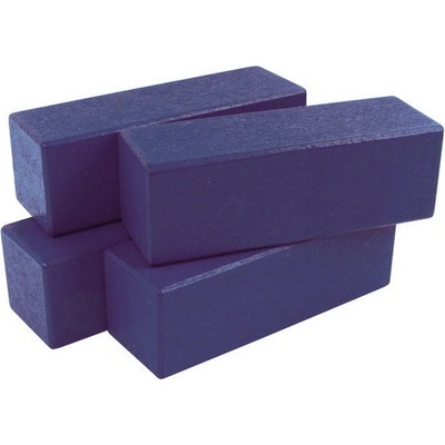 DrKO dřevěný hranol 12 x 4 x 4 cm 1ks fialová tmavá