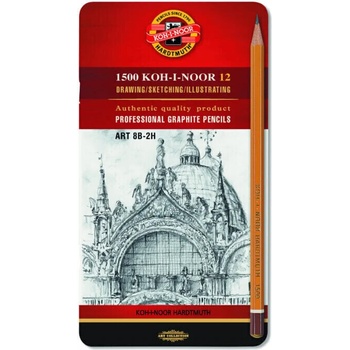 KOH-I-NOOR Professional Graphite Pencils Art Комплект художествени моливи 12 бр (1502012008PL)