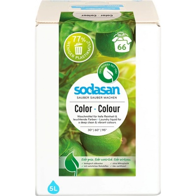 SODASAN COLOR tekutý prací prostředek LIME na barevné prádlo 5 l