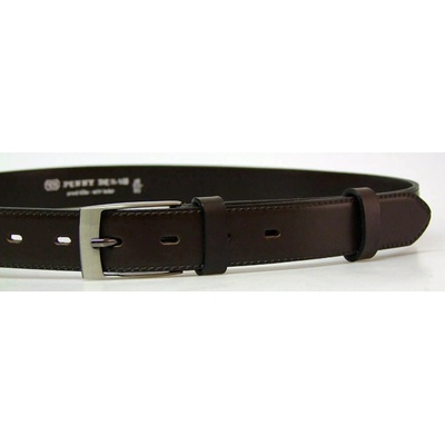 Penny Belts pánský kožený opasek 30-020-40 tmavě hnědý