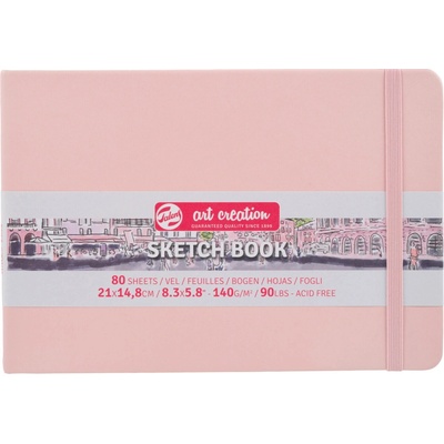 Talens Art Creation Sketchbook v pevnej väzbe Pastel Pink 21 x 14,8
