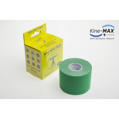 KineMAX SuperPro Cotton kinesio tejp zelená 5 cm x 5 m