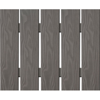 WPC plotovka 3D line Nextwood, šířka 139 mm, barva šedá Výška: 1,6 metru