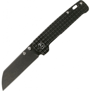QSP Knife Penguin, Stonewash 154CM Blade, Titanium Frag Handle QS130-OFRG