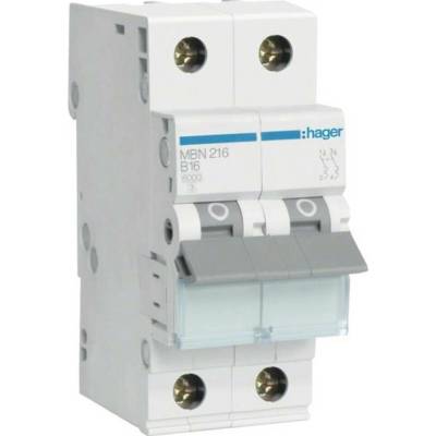 Hager 2-pólový 16 A 400 V MBN216