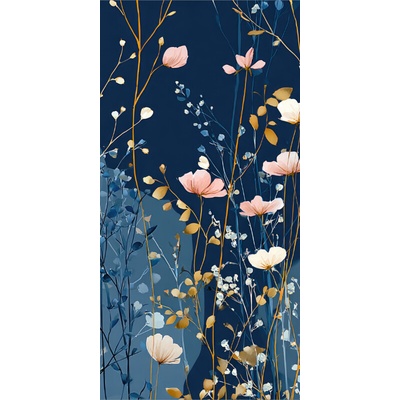 Takoy Panel na ušití rychleschnoucí osušky 80x160 noční zahrada-NST-00686
