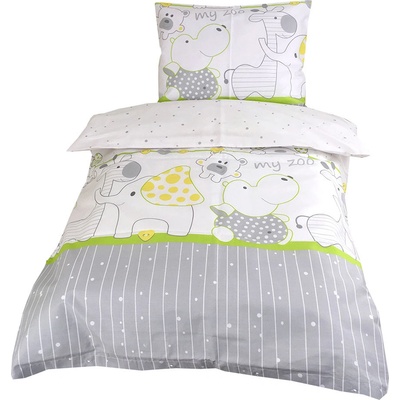 Babyland PP182 ZOO šedé 52 x 42 cm 110 x 86 cm