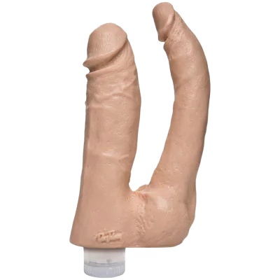 Doc Johnson Vibro Double Penetrator - Realistic Vibrating Double Dildo