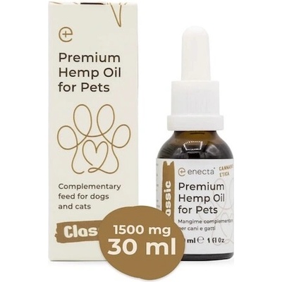 Enecta Prémiový olej CBD pro domácí zvířata 1500 mg 10 ml