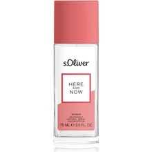 s.Oliver, Here and Now Woman deodorant prírodný sprej 75 ml