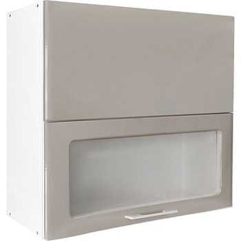 Matis Кухненски шкаф горен с две повдигащи врати in mdf vh80 кашмир гланц