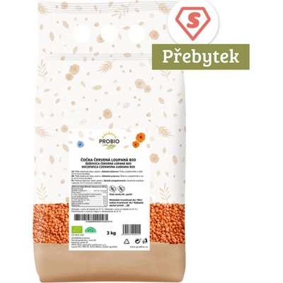 Bioharmonie Čočka červená loupaná 3 kg – Sleviste.cz