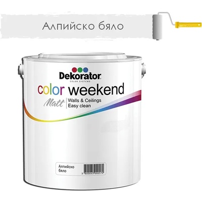 DEKORATOR ЛАТЕКС dekorator cw ЦВЕТЕН 2.5л АЛП. БЯЛО (2060102)