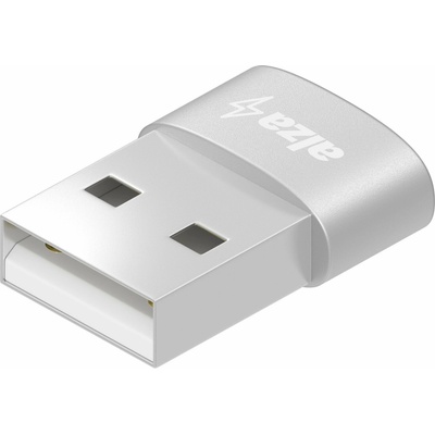 AlzaPower APW-ADTATC2W USB-A (M) to USB-C (F) 2.0 bílý