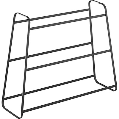 Metaltex ЕТАЖЕРКА ЗА ОБУВКИ DERBY-3 LAVA 57x18x45см ЧЕРЕН МАТ (36.55.53)