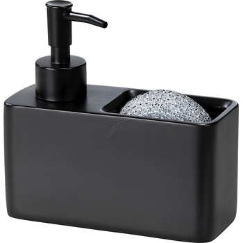 WENKO 55076100 - Дозатор за течен сапун BLACK OUTDOOR KITCHEN 14, 5x14, 3 cm черен (WE0553)