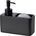 WENKO 55076100 - Дозатор за течен сапун BLACK OUTDOOR KITCHEN 14, 5x14, 3 cm черен (WE0553)