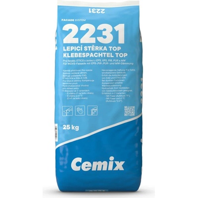 Cemix 2231 fasádní lepicí stěrka TOP 25 kg