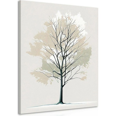 Obraz minimalistický strom - 40x60