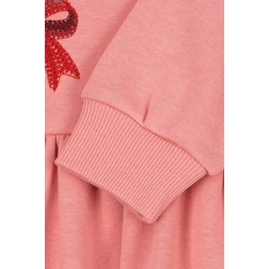 Konges Sløjd Детска рокля LOU BOW SWEAT DRESS OCS (KS104341.PreSpring)