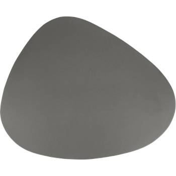 Horecano HELLA-Кожена подложка за хранене асиметрична СИВА 45x37cm (HC- 931507) (243016-2) (01931507)