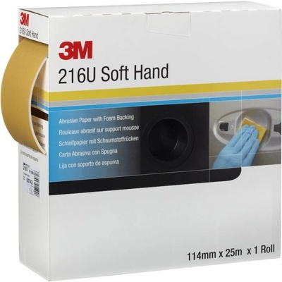 3M 50333 216U Soft Hand brusný molitan role 114mmx25m P240
