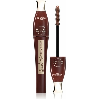 Bourjois Twist Up The Volume riasenka pre objem s kefkou 2 v 1 Brown 8 ml
