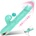 SuperLove High Speed Thrusting & Tapping Rabbit Vibrator Mint